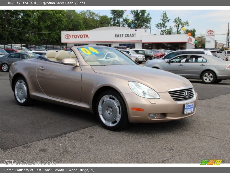 Egyptian Sand Pearl / Ecru 2004 Lexus SC 430