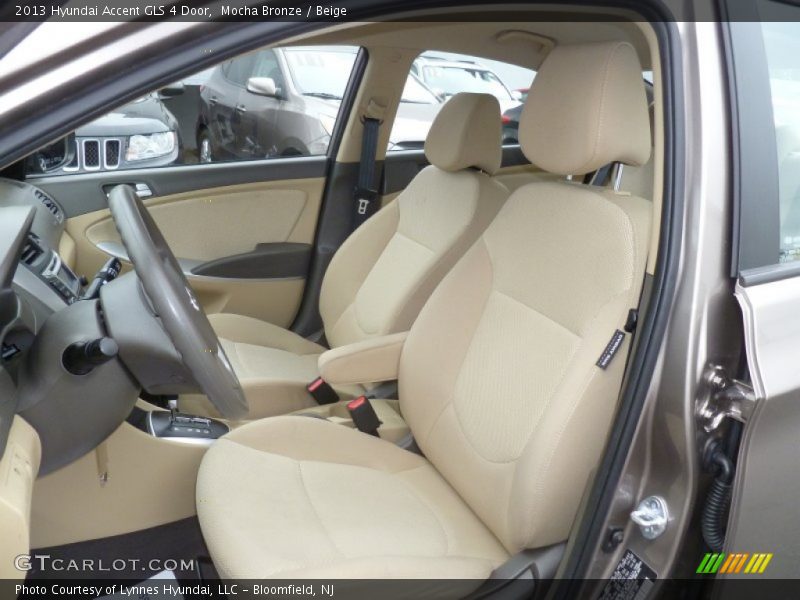  2013 Accent GLS 4 Door Beige Interior