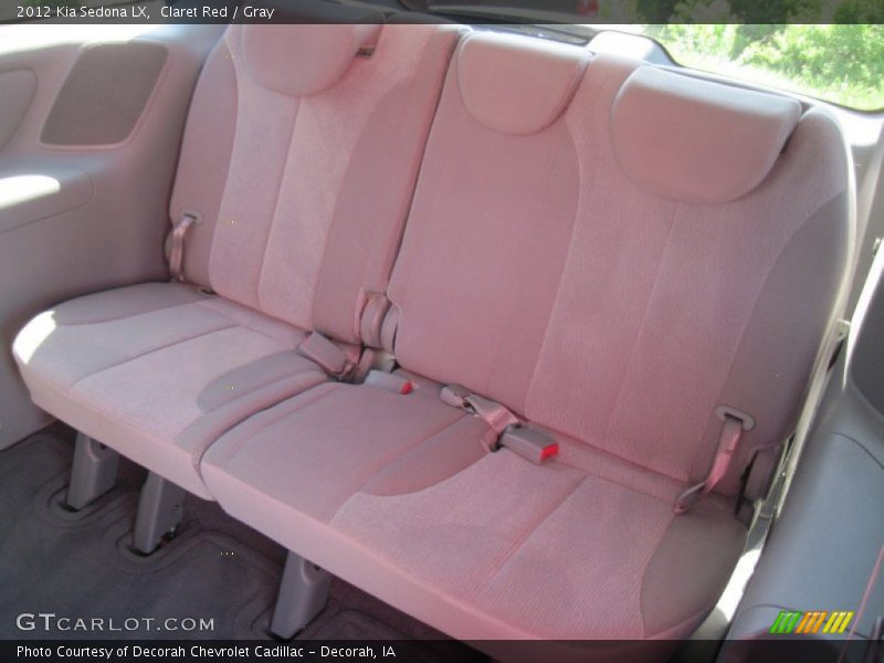 Claret Red / Gray 2012 Kia Sedona LX