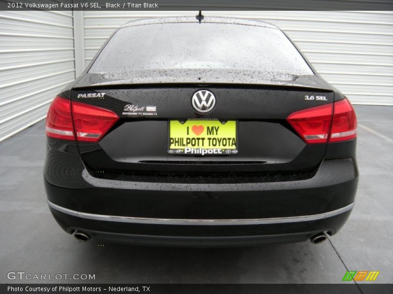 Black / Titan Black 2012 Volkswagen Passat V6 SEL