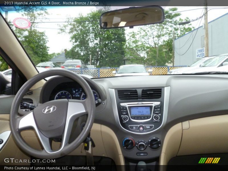 Mocha Bronze / Beige 2013 Hyundai Accent GLS 4 Door