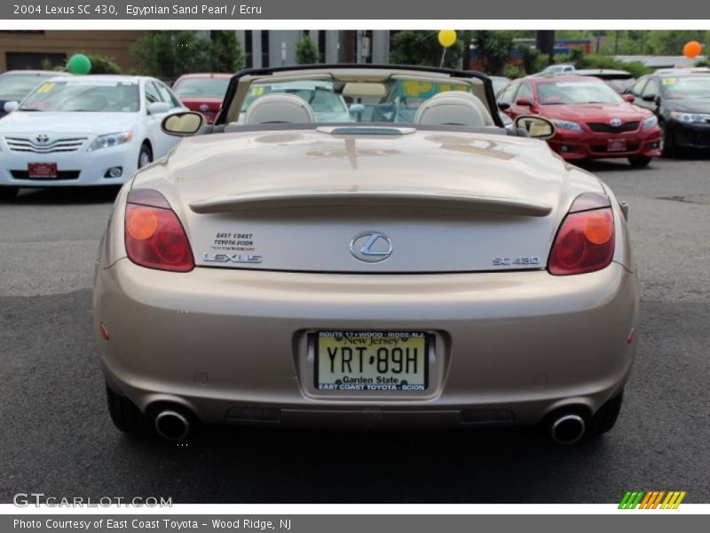 Egyptian Sand Pearl / Ecru 2004 Lexus SC 430