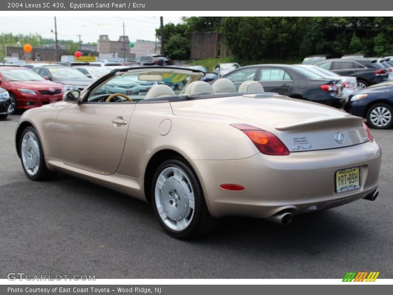 Egyptian Sand Pearl / Ecru 2004 Lexus SC 430