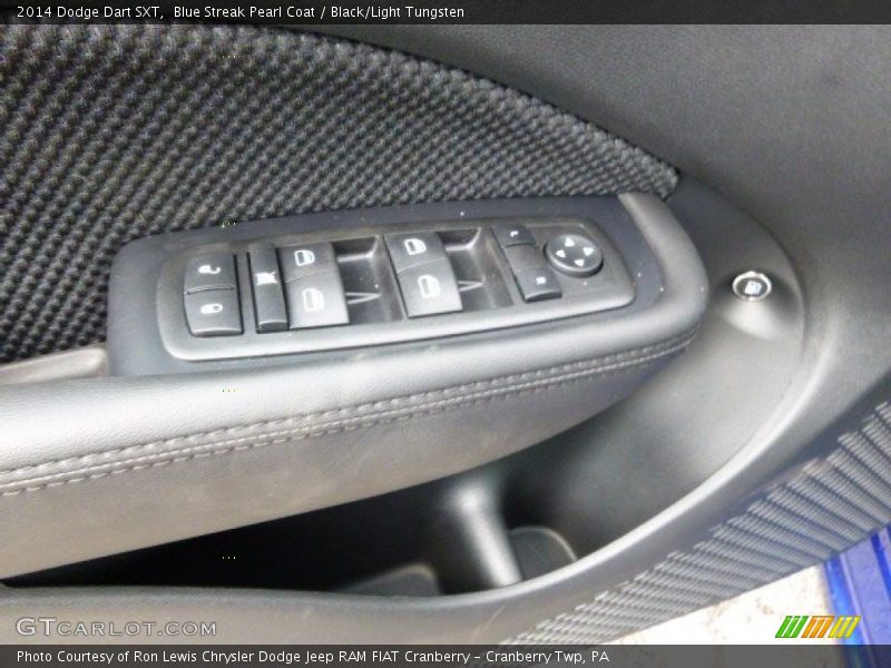 Blue Streak Pearl Coat / Black/Light Tungsten 2014 Dodge Dart SXT