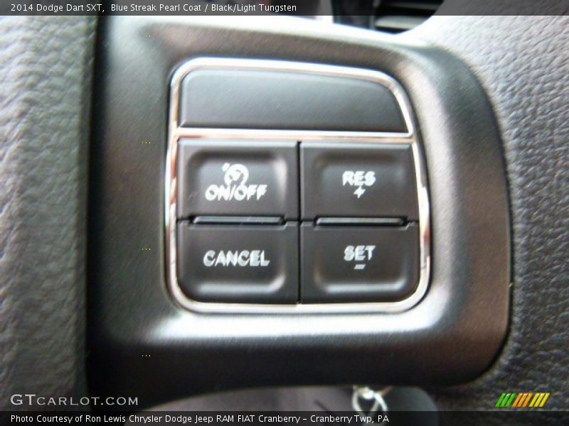 Blue Streak Pearl Coat / Black/Light Tungsten 2014 Dodge Dart SXT