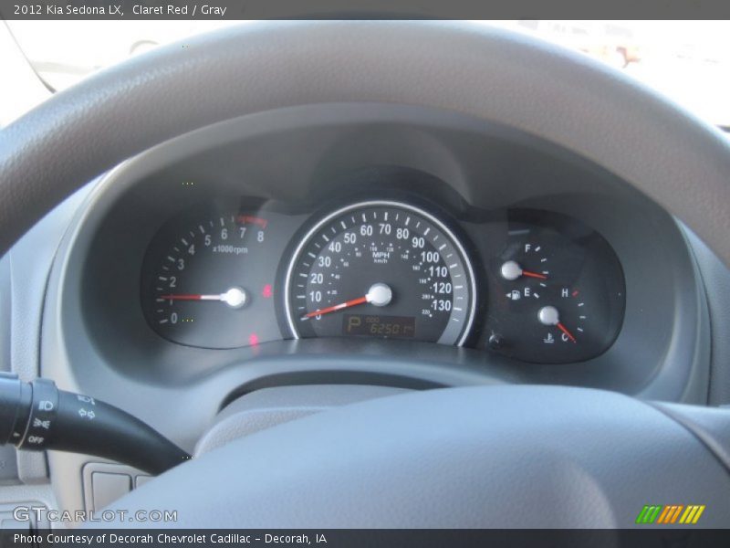 Claret Red / Gray 2012 Kia Sedona LX