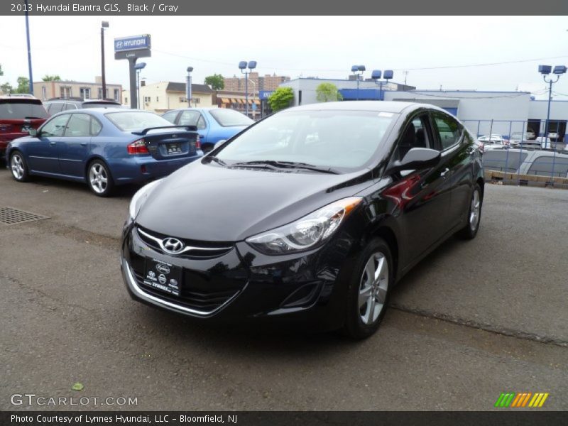 Black / Gray 2013 Hyundai Elantra GLS