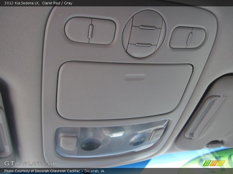 Claret Red / Gray 2012 Kia Sedona LX