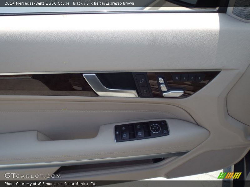 Black / Silk Beige/Espresso Brown 2014 Mercedes-Benz E 350 Coupe