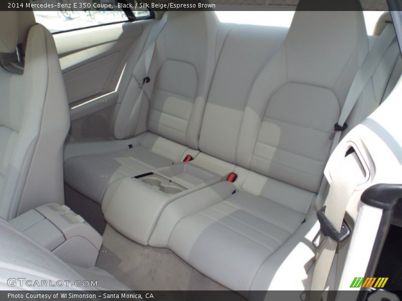 Black / Silk Beige/Espresso Brown 2014 Mercedes-Benz E 350 Coupe