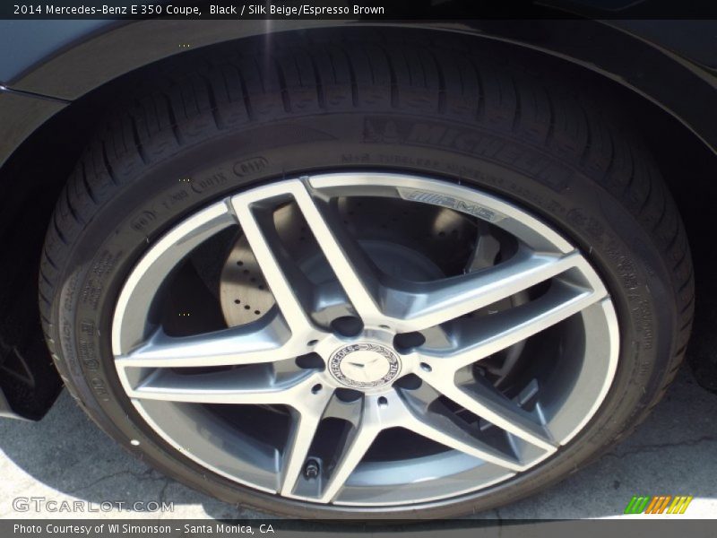 Black / Silk Beige/Espresso Brown 2014 Mercedes-Benz E 350 Coupe