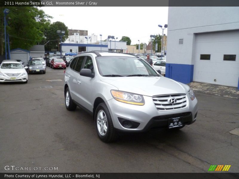 Moonstone Silver / Gray 2011 Hyundai Santa Fe GLS