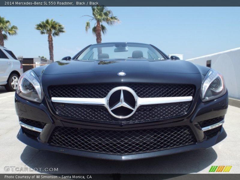 Black / Black 2014 Mercedes-Benz SL 550 Roadster