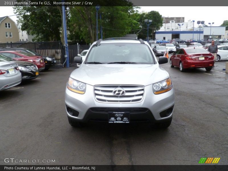 Moonstone Silver / Gray 2011 Hyundai Santa Fe GLS