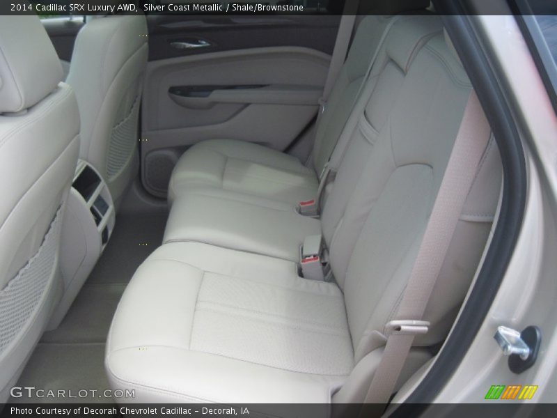 Silver Coast Metallic / Shale/Brownstone 2014 Cadillac SRX Luxury AWD