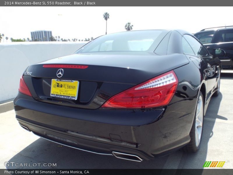 Black / Black 2014 Mercedes-Benz SL 550 Roadster