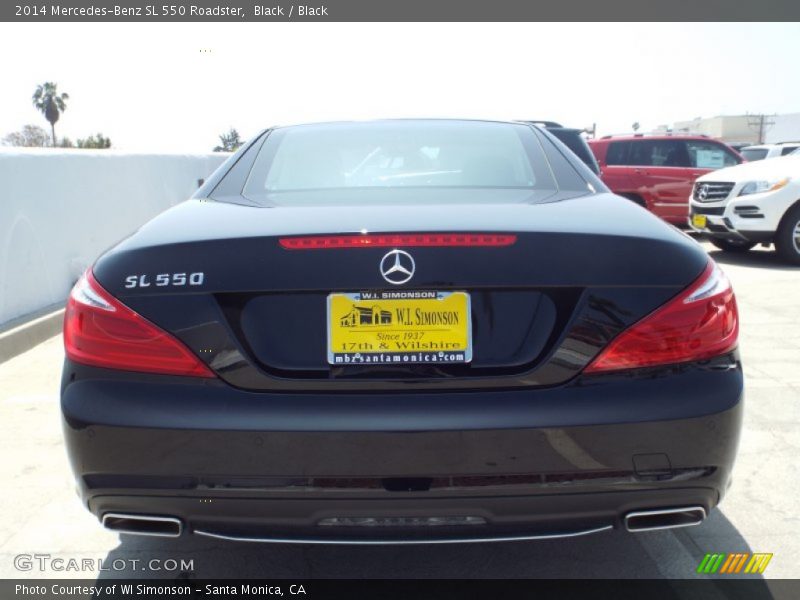 Black / Black 2014 Mercedes-Benz SL 550 Roadster