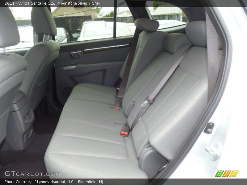 Moonstone Silver / Gray 2011 Hyundai Santa Fe GLS