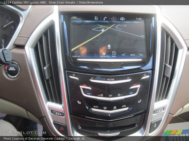 Silver Coast Metallic / Shale/Brownstone 2014 Cadillac SRX Luxury AWD