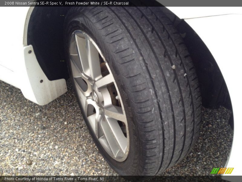 Fresh Powder White / SE-R Charcoal 2008 Nissan Sentra SE-R Spec V