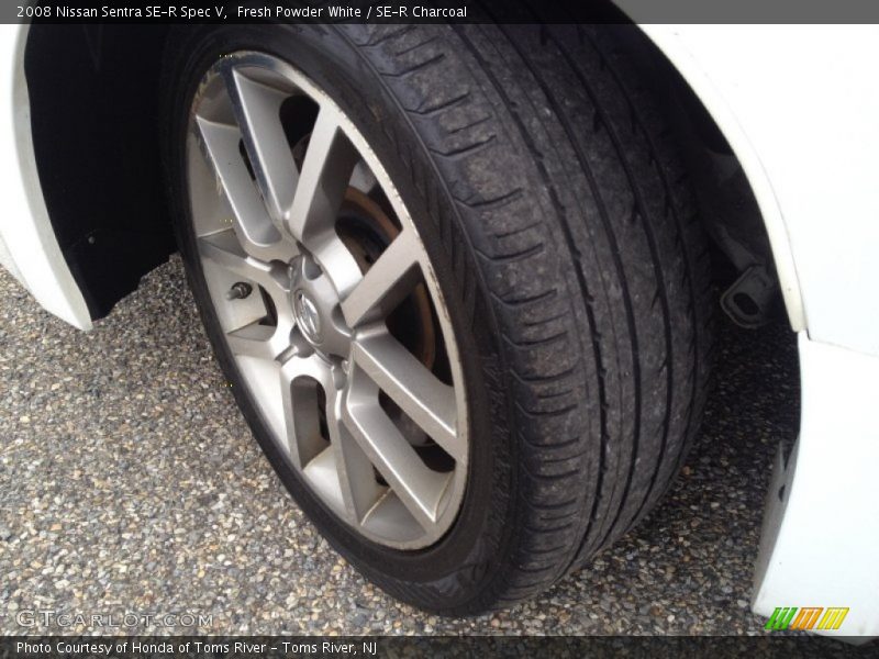 Fresh Powder White / SE-R Charcoal 2008 Nissan Sentra SE-R Spec V
