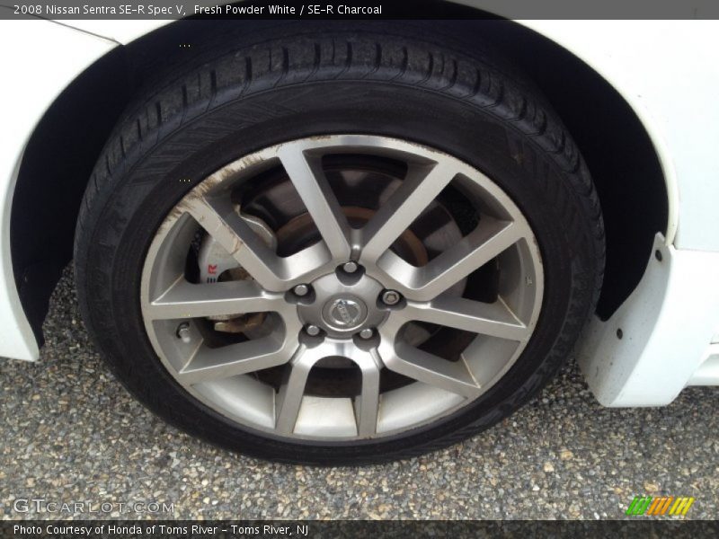 Fresh Powder White / SE-R Charcoal 2008 Nissan Sentra SE-R Spec V