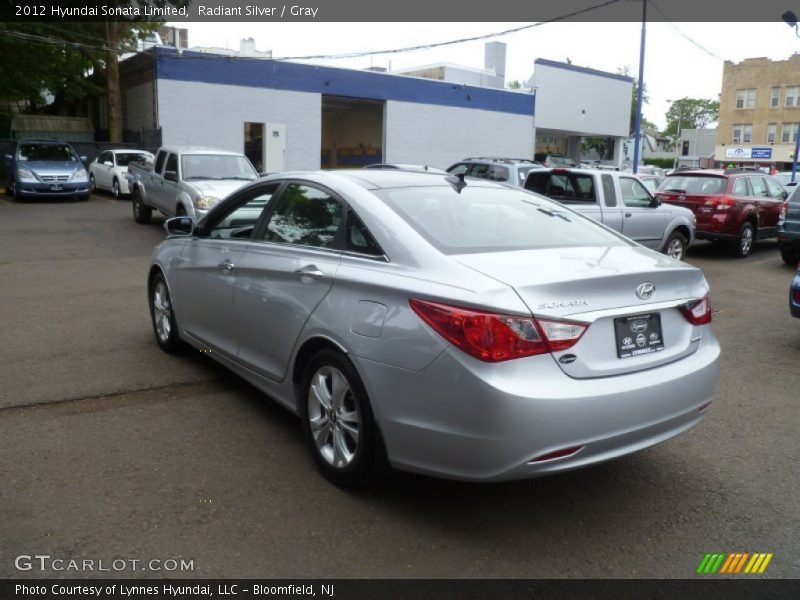 Radiant Silver / Gray 2012 Hyundai Sonata Limited