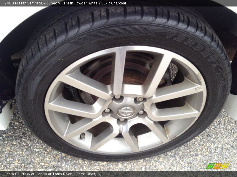 Fresh Powder White / SE-R Charcoal 2008 Nissan Sentra SE-R Spec V