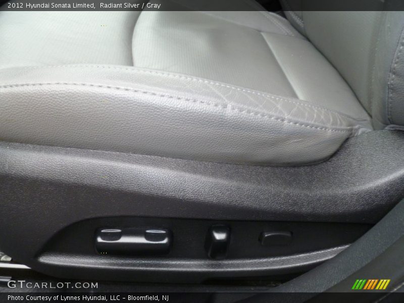 Radiant Silver / Gray 2012 Hyundai Sonata Limited