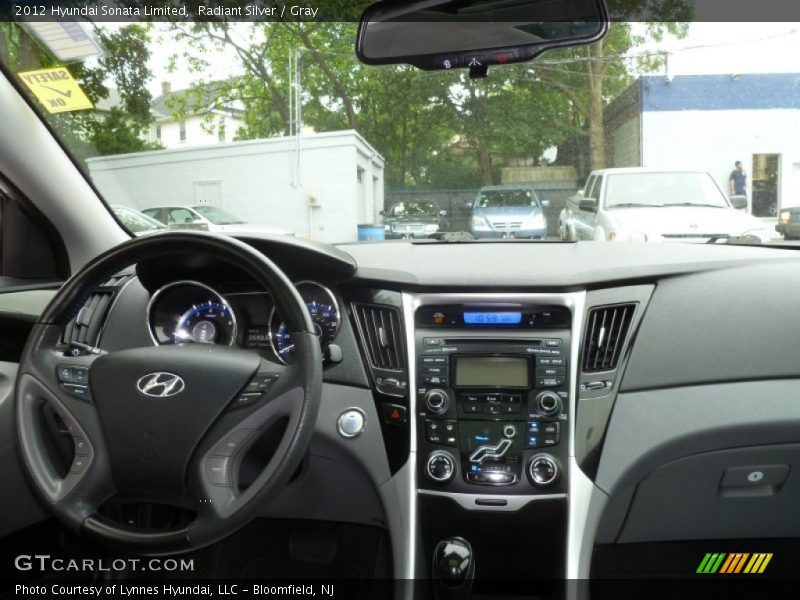 Radiant Silver / Gray 2012 Hyundai Sonata Limited