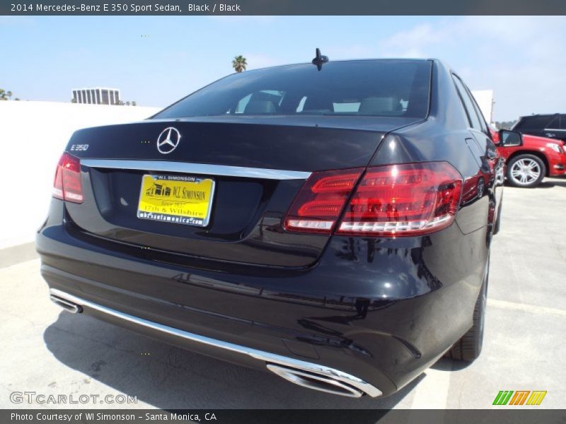Black / Black 2014 Mercedes-Benz E 350 Sport Sedan
