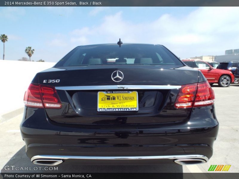 Black / Black 2014 Mercedes-Benz E 350 Sport Sedan