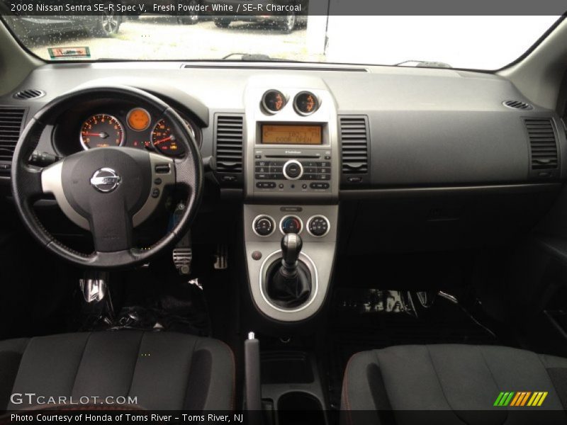 Fresh Powder White / SE-R Charcoal 2008 Nissan Sentra SE-R Spec V