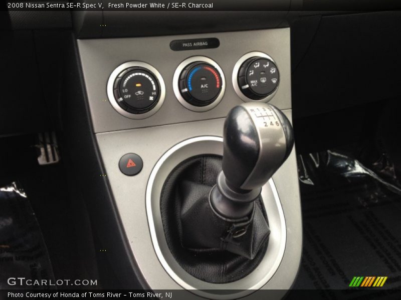 Fresh Powder White / SE-R Charcoal 2008 Nissan Sentra SE-R Spec V