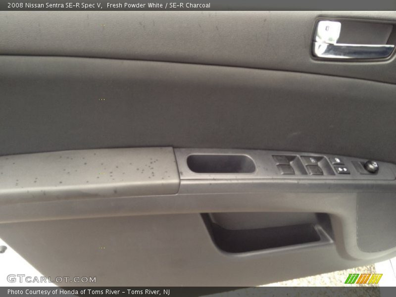 Fresh Powder White / SE-R Charcoal 2008 Nissan Sentra SE-R Spec V