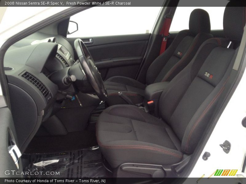 Fresh Powder White / SE-R Charcoal 2008 Nissan Sentra SE-R Spec V