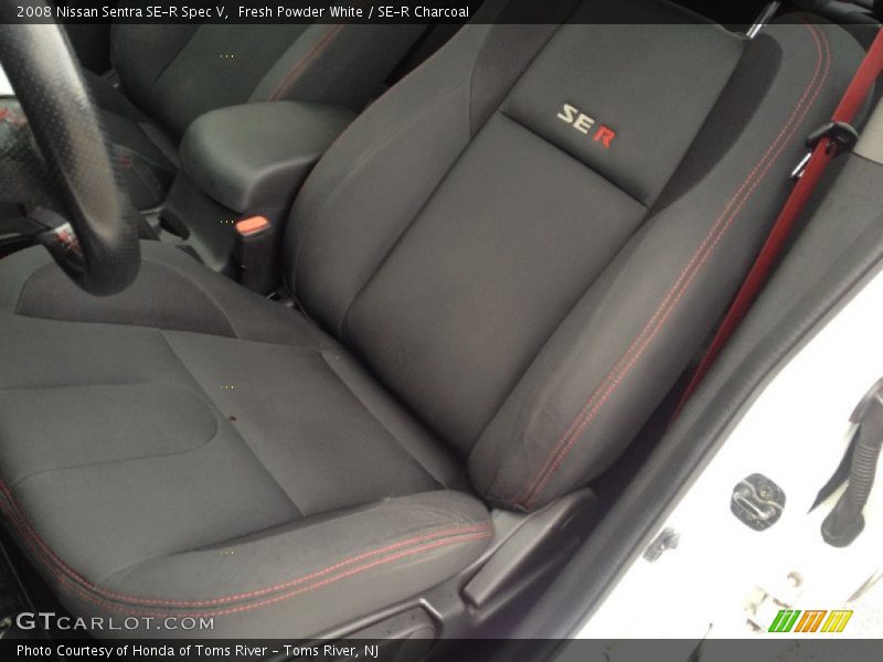 Fresh Powder White / SE-R Charcoal 2008 Nissan Sentra SE-R Spec V