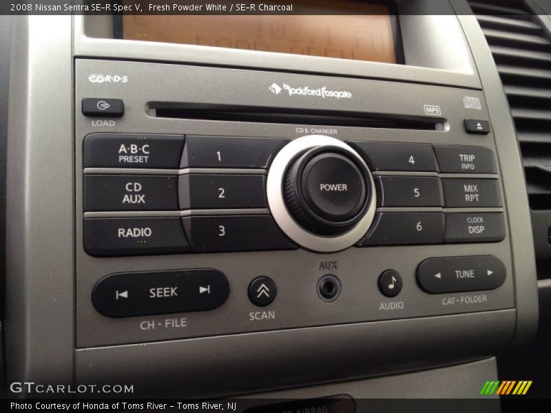 Fresh Powder White / SE-R Charcoal 2008 Nissan Sentra SE-R Spec V