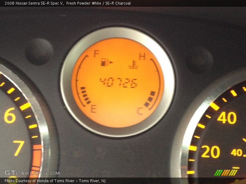 Fresh Powder White / SE-R Charcoal 2008 Nissan Sentra SE-R Spec V