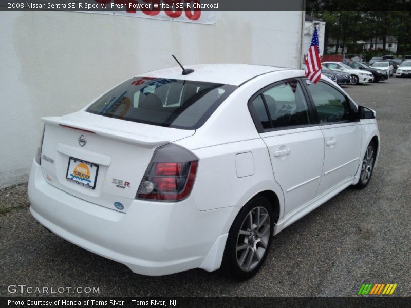 Fresh Powder White / SE-R Charcoal 2008 Nissan Sentra SE-R Spec V