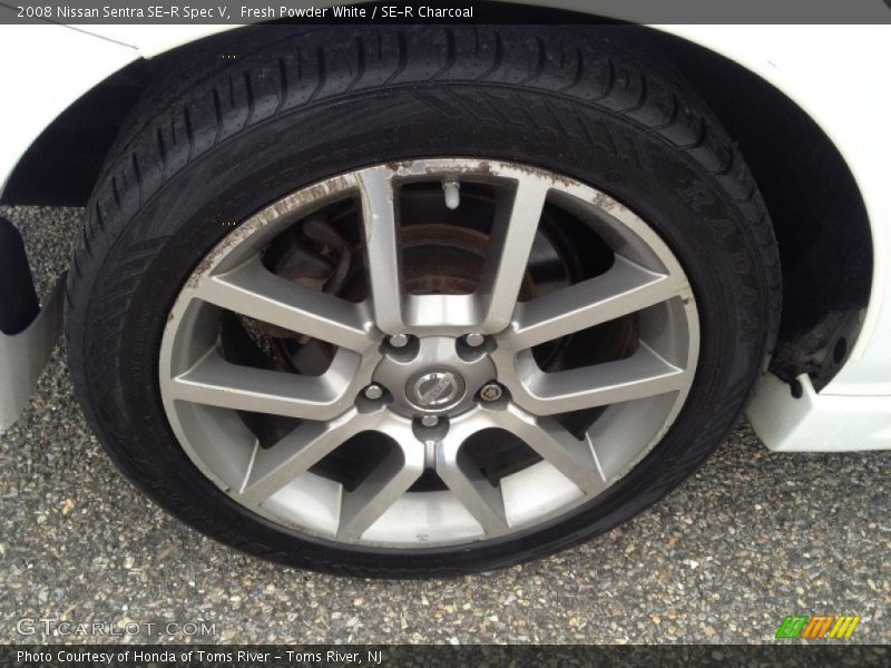 Fresh Powder White / SE-R Charcoal 2008 Nissan Sentra SE-R Spec V