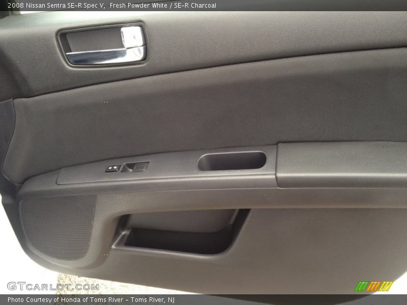 Fresh Powder White / SE-R Charcoal 2008 Nissan Sentra SE-R Spec V