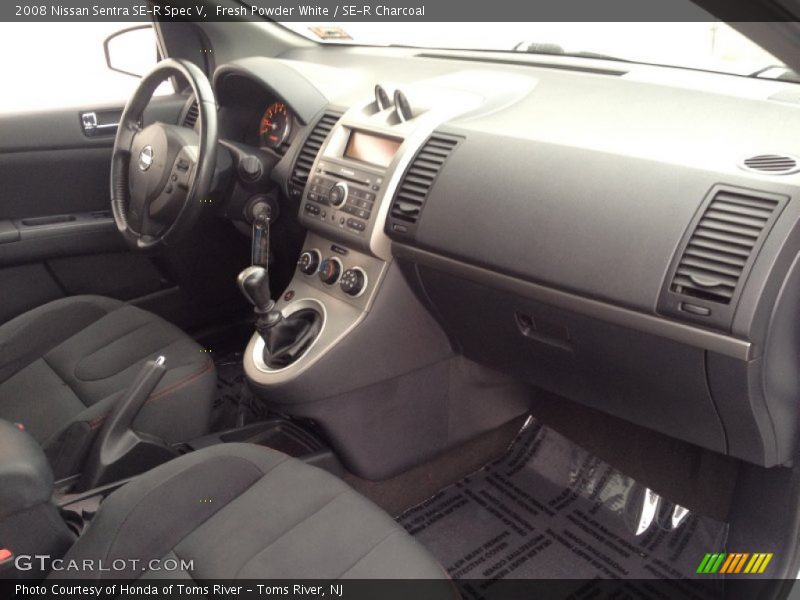 Fresh Powder White / SE-R Charcoal 2008 Nissan Sentra SE-R Spec V