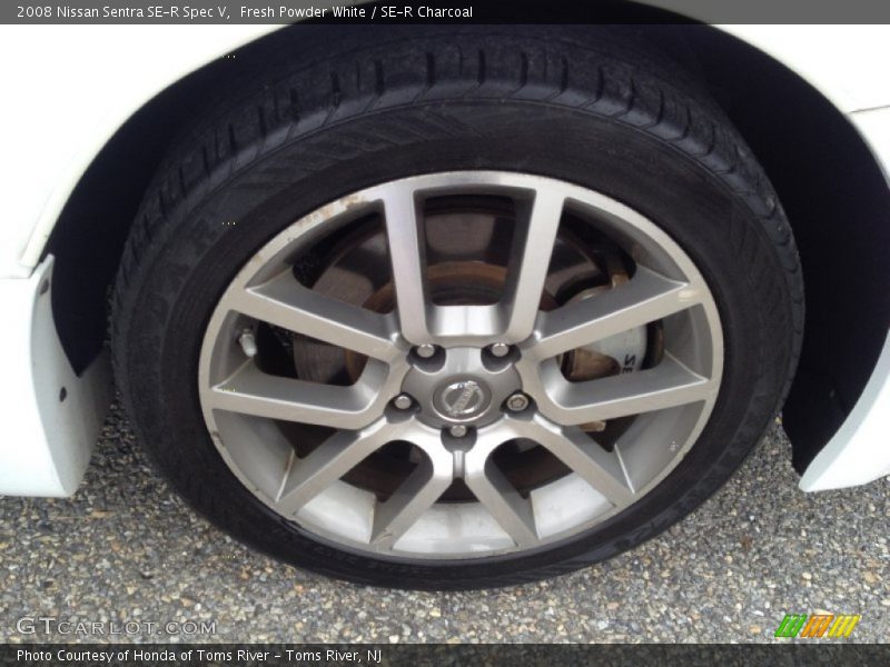Fresh Powder White / SE-R Charcoal 2008 Nissan Sentra SE-R Spec V
