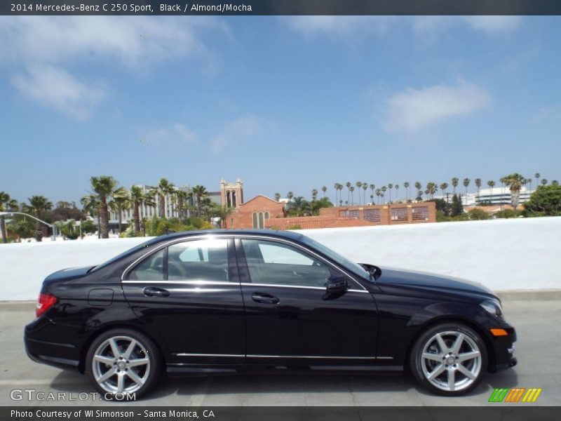 Black / Almond/Mocha 2014 Mercedes-Benz C 250 Sport