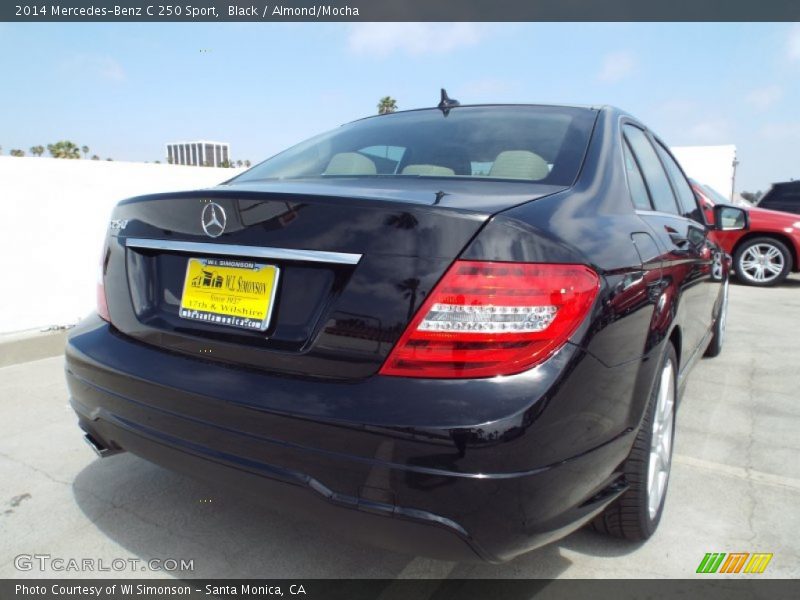 Black / Almond/Mocha 2014 Mercedes-Benz C 250 Sport