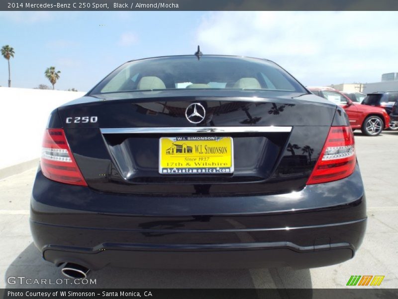 Black / Almond/Mocha 2014 Mercedes-Benz C 250 Sport