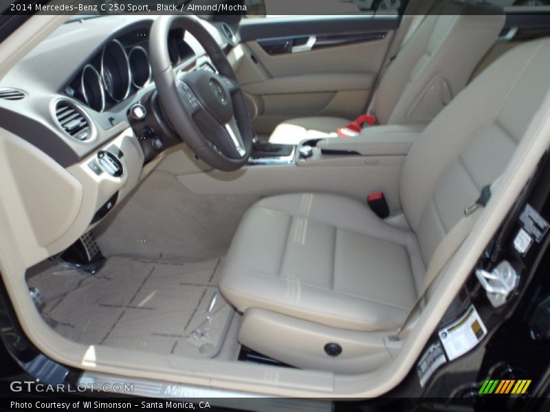 Black / Almond/Mocha 2014 Mercedes-Benz C 250 Sport