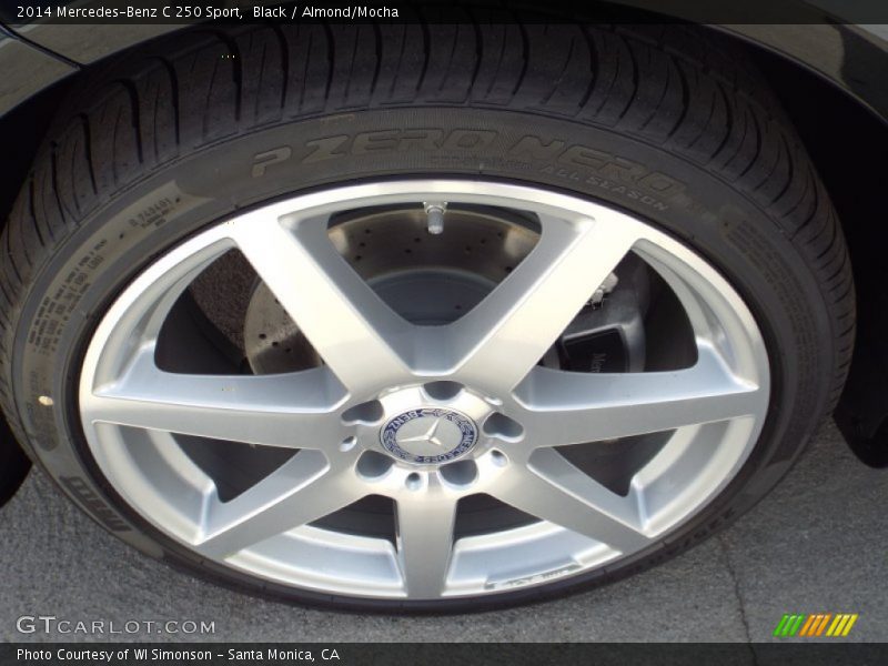 Black / Almond/Mocha 2014 Mercedes-Benz C 250 Sport