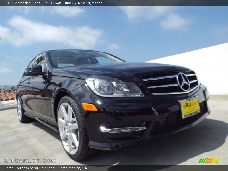 Black / Almond/Mocha 2014 Mercedes-Benz C 250 Sport